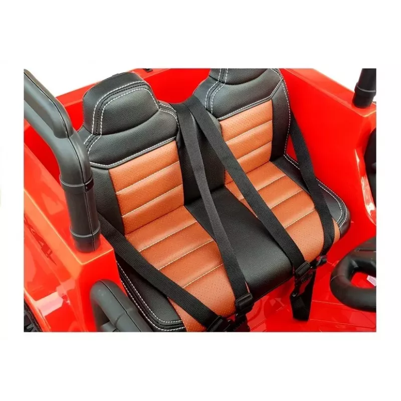 LEAN CARS Elektrisches Kinderauto WXE-1688 4x4 Rot