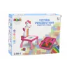 LEAN TOYS Mini Projektor Tetris Tisch 2in1 Blue Unicorn