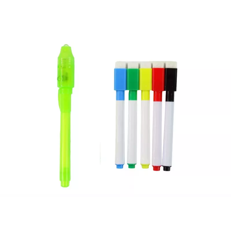 LEAN TOYS Zeichenbrett Light Painting 2in1 Magnetisch