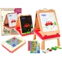 LEAN TOYS 3in1 Multifunktionaler Doppelseitiger Chinesischer Spieltisch - Mahjong, Karten- & Brettspiele, Klappbar, Grüner Filz