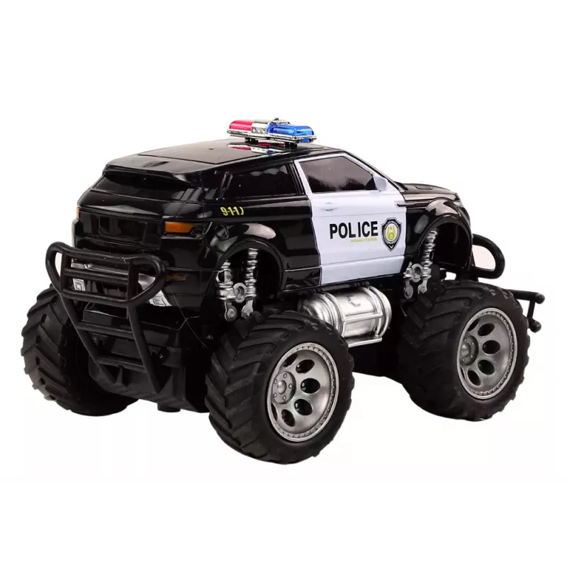 LEAN TOYS RC Off-Road Police Car 1:24 Remote Controlled