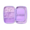 LEAN Large 3D Unicorn Pencil Case, Foldable, Purple, 23x15x5 cm
