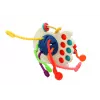 LEAN TOYS Bunter Oktopus Beißring Sensorikspielzeug für Babys