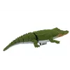 LEAN TOYS ferngesteuertes Wasser-Krokodil, das durch Fernsteuerung ins Wasser schwimmt