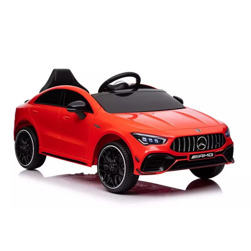 LEAN CARS Batteriebetriebenes Auto Mercedes CLA 45s Rot AMG 4x4