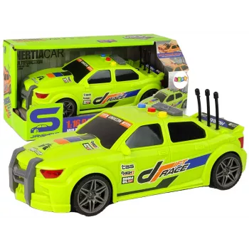 LEAN TOYS Sportwagen Rennwagen mit Licht und Sound Grün 1:16