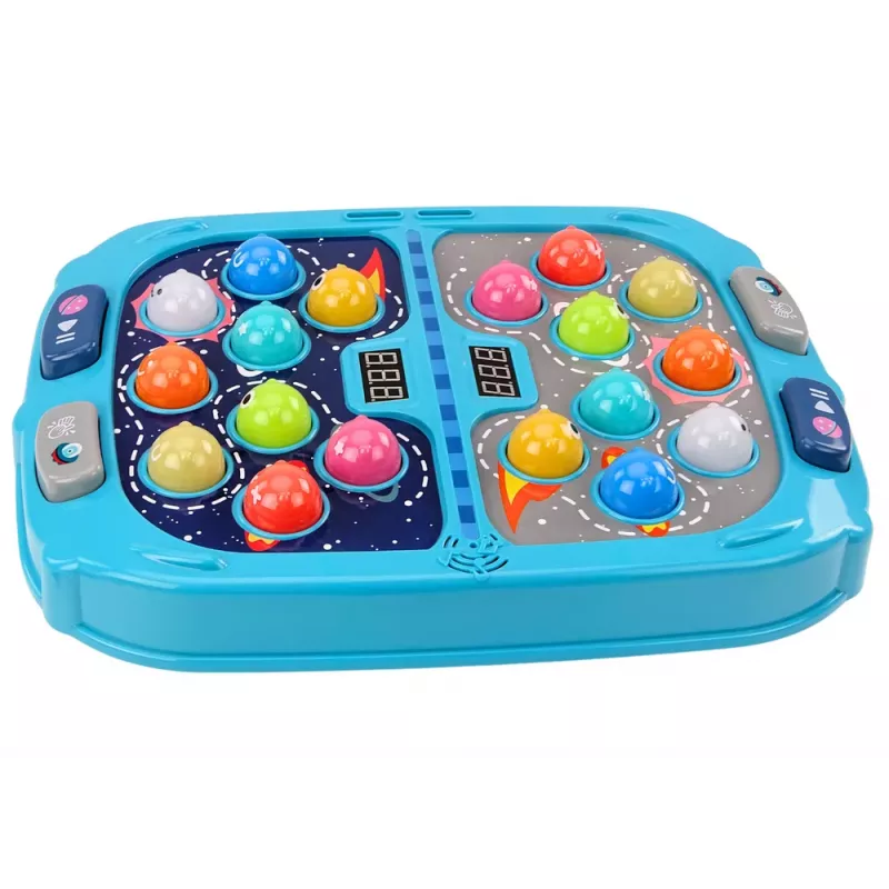 LEAN TOYS Arcade Game Wack A Mole Space 9 Levels Speed of Light Sounds