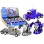 LEAN TOYS Auto-Robot Truck 2in1 Robot 2 Farben