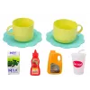 LEAN TOYS Elektrischer Mixer-Set, Früchte zum Schneiden, Lichter und Geräusche