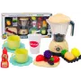 LEAN TOYS Elektrischer Mixer-Set, Früchte zum Schneiden, Lichter und Geräusche