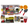 LEAN TOYS Set Shop Pizza Coffee Maker Drinks Cash Register Pretend Play Set