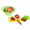LEAN TOYS Obst-Schneideset Salatbesteck Tablett Lebensmittel 25 Teile