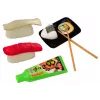 LEAN TOYS Sushi-Spielzeugset, Garnelen-Zubehör für Kinder, 24 Teile