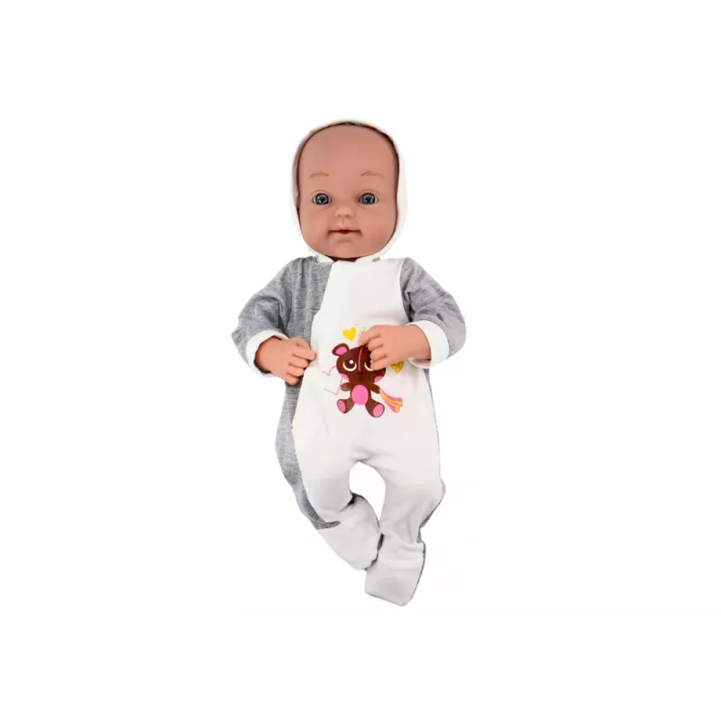 LEAN TOYS Baby Doll With Pacifier Blanket Bodysuit Accessories Set 35 cm