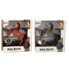 LEAN TOYS Pferdefigur Braun Grau Stehend Stall Bauernhof Niedliches Pferd