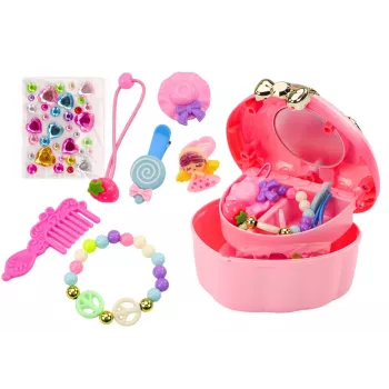 LEAN TOYS Set: Truhe, Herzbox, Schmuckkästchen, Zubehör MIX