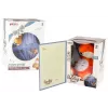 LEAN TOYS Plüschteddybär mit Schlaflicht und -geräuschen, Nacht- und Tagmodus, Fuchs