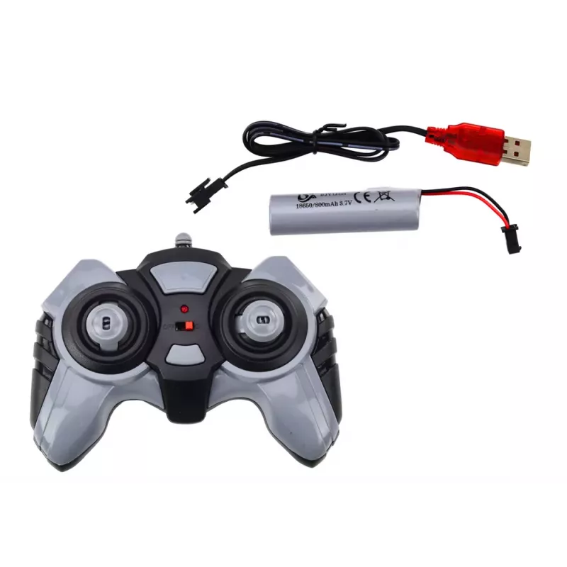 LEAN TOYS ferngesteuerter RC-Traktor 2.4G Sounds Weiß