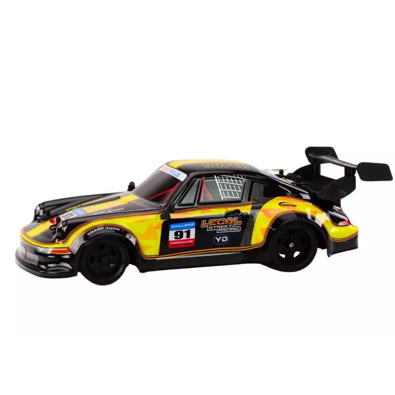 LEAN TOYS RC Fernsteuerung Auto 1:16 Gummi Reifen Drift Gelb