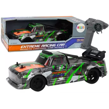 LEAN TOYS RC Fernsteuerung Auto 1:16 Gummi Drift Reifen Grau-Grün