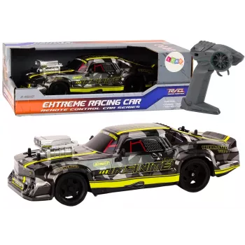 LEAN TOYS RC-Fernsteuerauto 1:16 Gummireifen Drift Schwarz