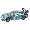 LEAN TOYS Großer ferngesteuerter RC-Sportwagen 1:8 Lichter Sounds Graffiti