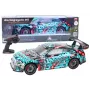 LEAN TOYS Großer ferngesteuerter RC-Sportwagen 1:8 Lichter Sounds Graffiti