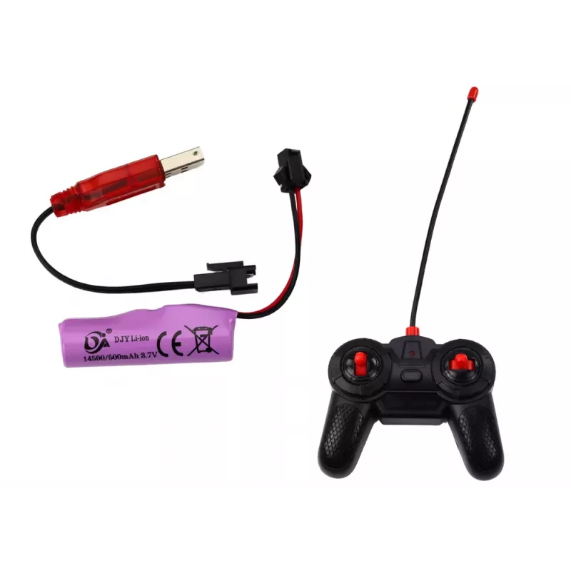 LEAN TOYS Fernsteuerbarer RC Racer 1:12 Rot Lichter Geräusche