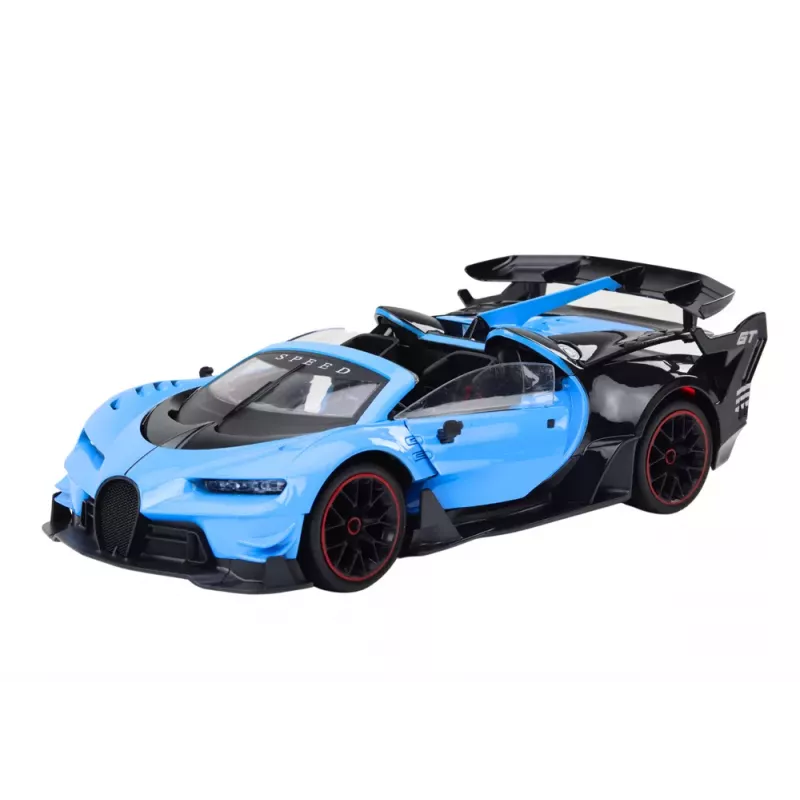 LEAN TOYS Remote Controlled Sports Car RC 1:12 Opening Doors Blue