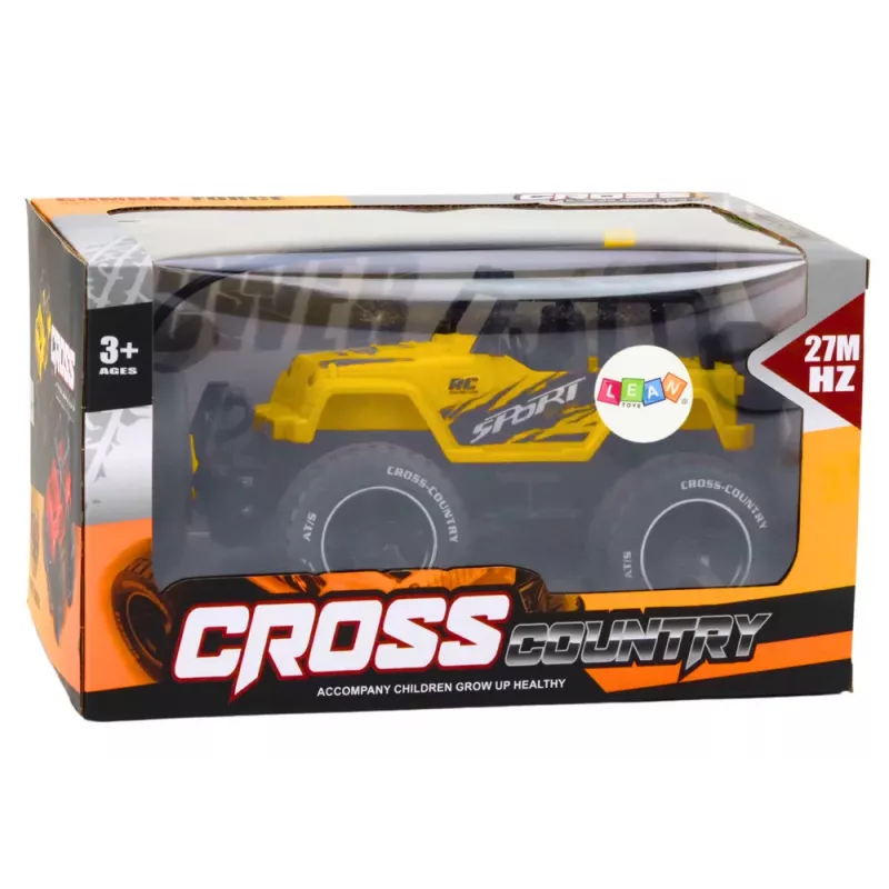 LEAN TOYS ferngesteuertes Off-Road-Auto RC 1:18 Gelb