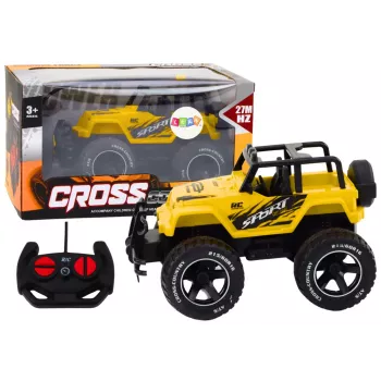 LEAN TOYS ferngesteuertes Off-Road-Auto RC 1:18 Gelb