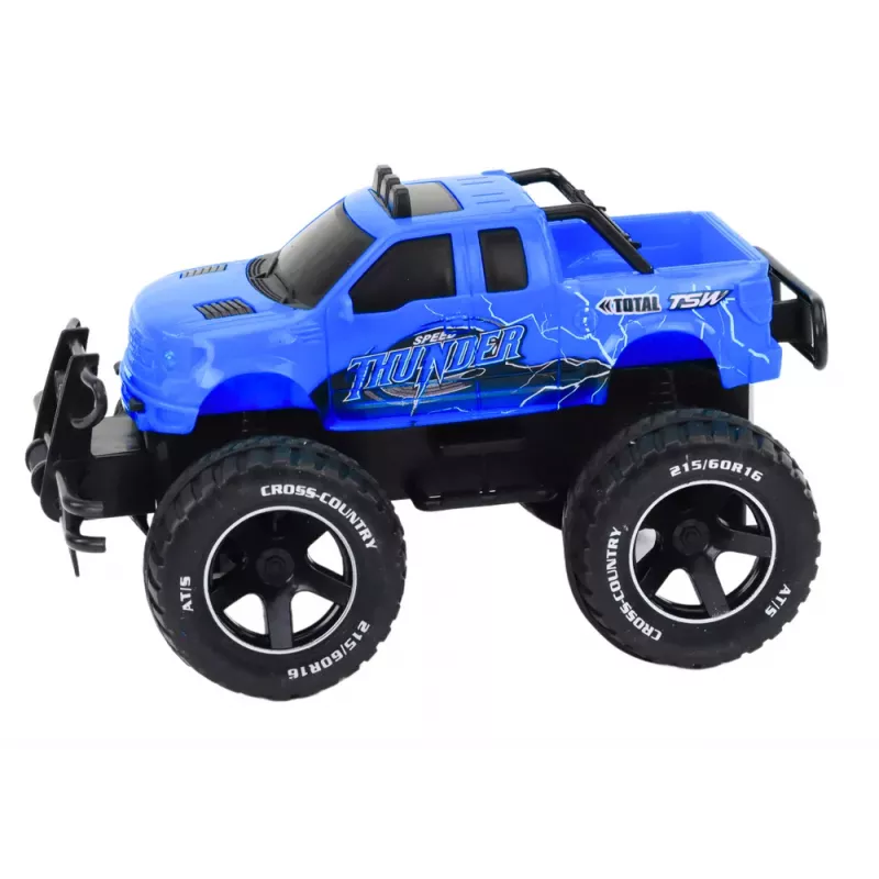 LEAN TOYS Spielzeugauto ferngesteuertes Off-Road-Auto RC 1:18 Blau