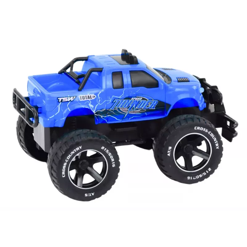 LEAN TOYS Spielzeugauto ferngesteuertes Off-Road-Auto RC 1:18 Blau