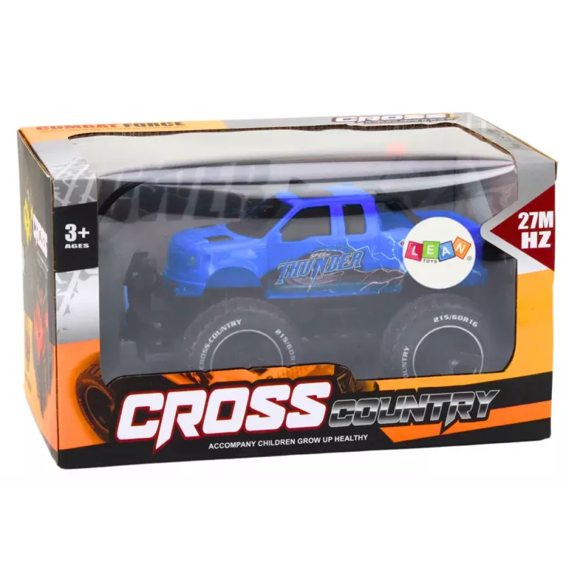LEAN TOYS Spielzeugauto ferngesteuertes Off-Road-Auto RC 1:18 Blau