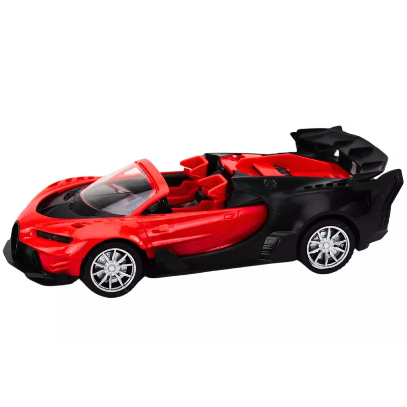 LEAN TOYS Spielzeugauto ferngesteuerter Sportwagen RC 1:18 Rot