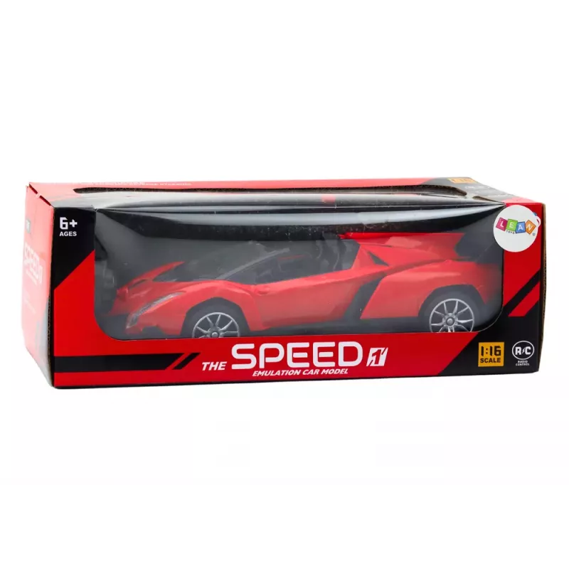 LEAN TOYS Fernsteuerung Sportwagen RC 1:16 Rot