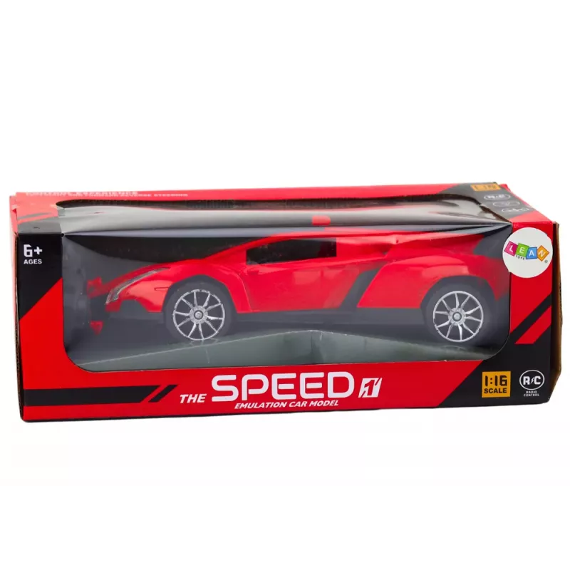 LEAN TOYS ferngesteuerter Sportwagen Rot 1:16 RC Car