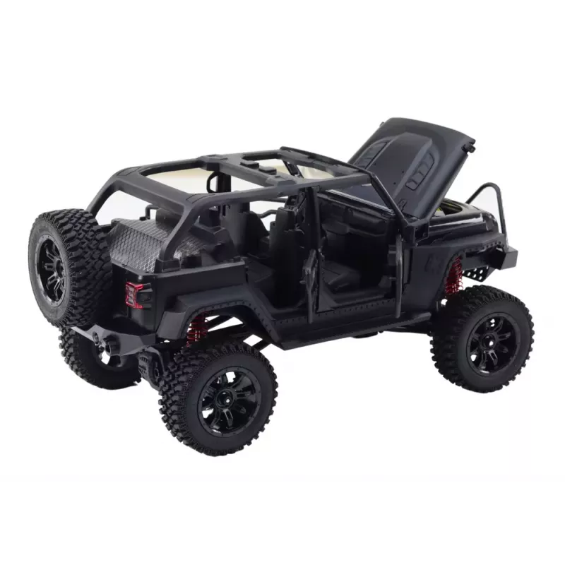 LEAN TOYS Ferngesteuertes Off-Road-Fahrzeug RC 2.4G 4x4 Antrieb Schwarz