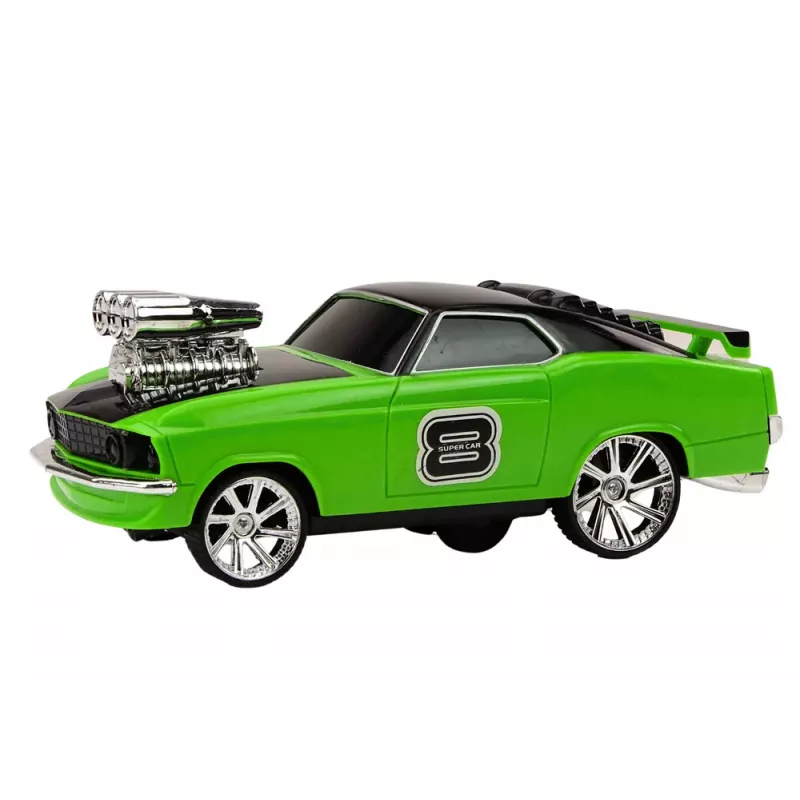 LEAN TOYS Fernsteuerung Auto 1:18 Drift 360 Lichter Geräusche Grün