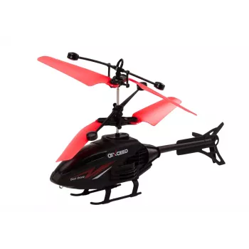 LEAN TOYS ferngesteuerter RC Hubschrauber mit Gyroskop Rot