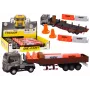 LEAN TOYS Truck With Trailer 1:24 TIR Car Truck Accessories Sounds