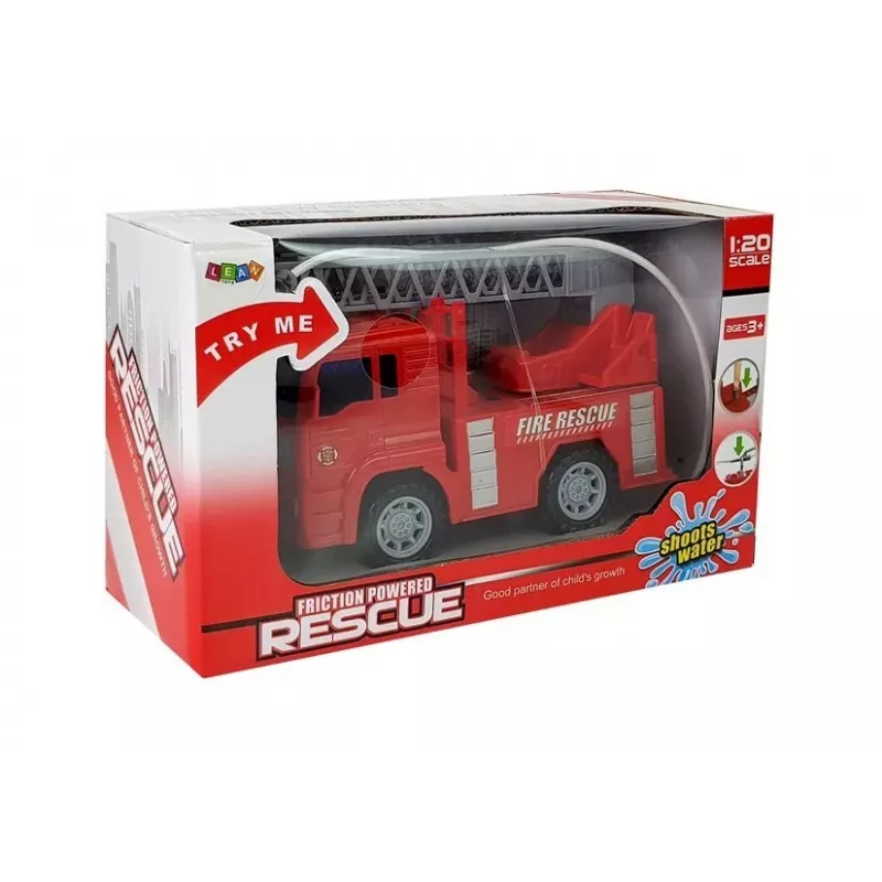 LEAN TOYS Battery Operated Fire Truck 1:20 with Water