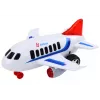LEAN TOYS Passagierflugzeug mit Licht, Sound & Antrieb - Weiß
