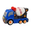 LEAN TOYS Cartoon Betonmischer-LKW zum Drehen DIY Blau
