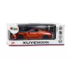 LEAN TOYS Sportwagen Metall Reibungsantrieb mit öffnbaren Elementen 1:24 Orange