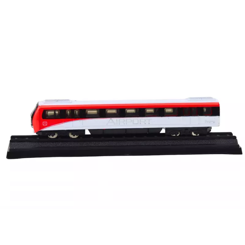LEAN TOYS Sammler-Modellzug Rot und Weiß 1:48 Metall