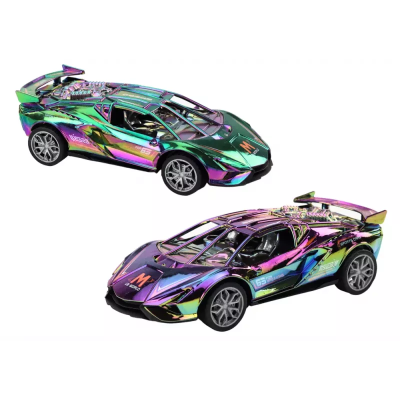LEAN TOYS Sportwagen Lichter Geräusche Farbwechsel Chamäleon