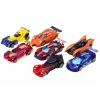 LEAN TOYS Set mit 50 flexiblen Verkehrsleitfedern im Koffer für Sportwagen