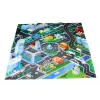 LEAN TOYS Set mit 50 flexiblen Verkehrsleitfedern im Koffer für Sportwagen
