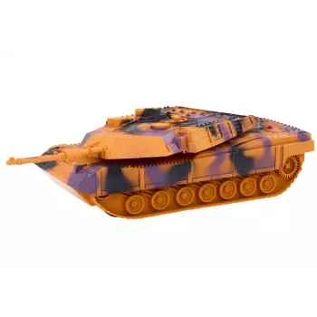 LEAN TOYS Militär-Set mit Panzer, Hubschrauber, Fallschirmjäger und Geräuschen